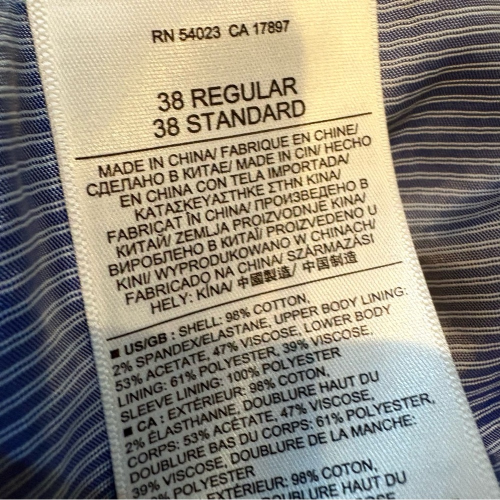 Banana Republic Corduroy Blazer Tailored Fit size 38R - Picture 13 of 15
